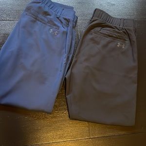 2 Pair Under Armour Men’s Tech Golf Pants 32/30 2 colors available